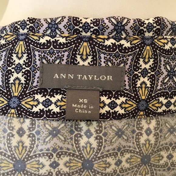 NWOT Ann Taylor silk blouse - Picture 5 of 6